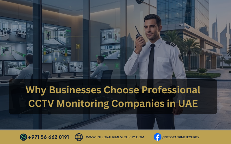 Why Businesses Choose Professional CCTV Monitoring Companies in UAE